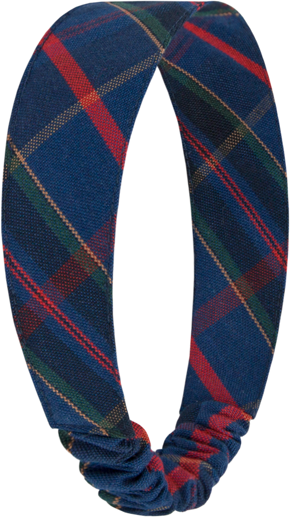 Wilson Plaid Elastic Back Headband