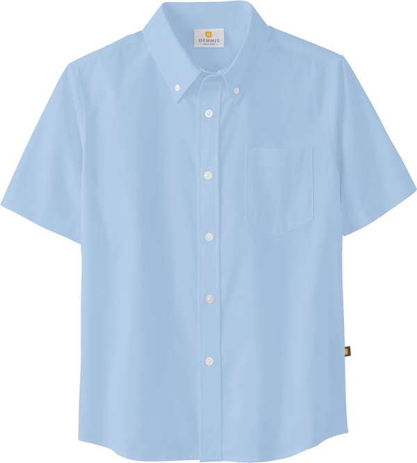 Young Womens Short Sleeve Oxford Shirt