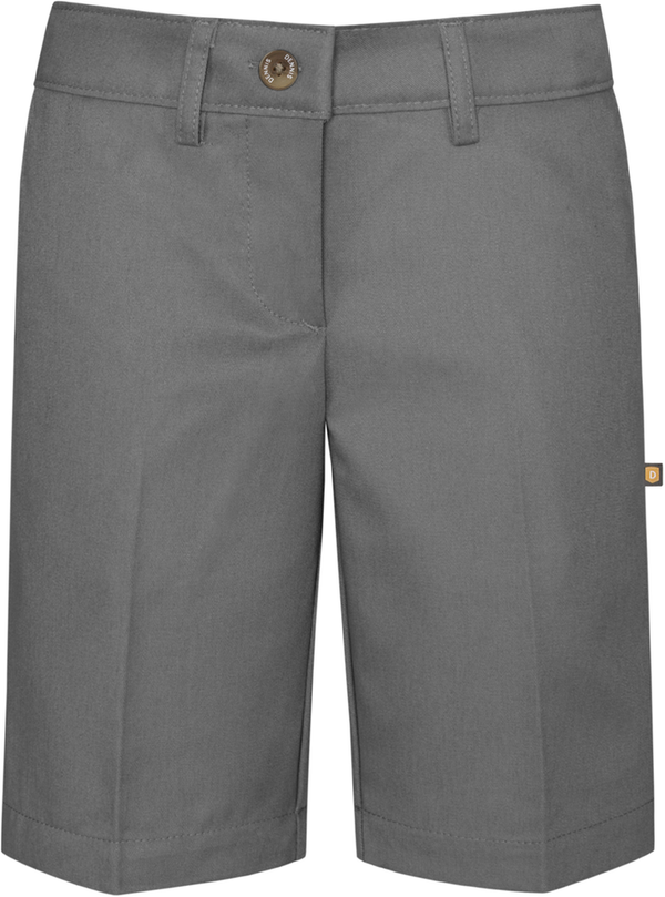 Irvington Stretch Flat Front Shorts - Grey