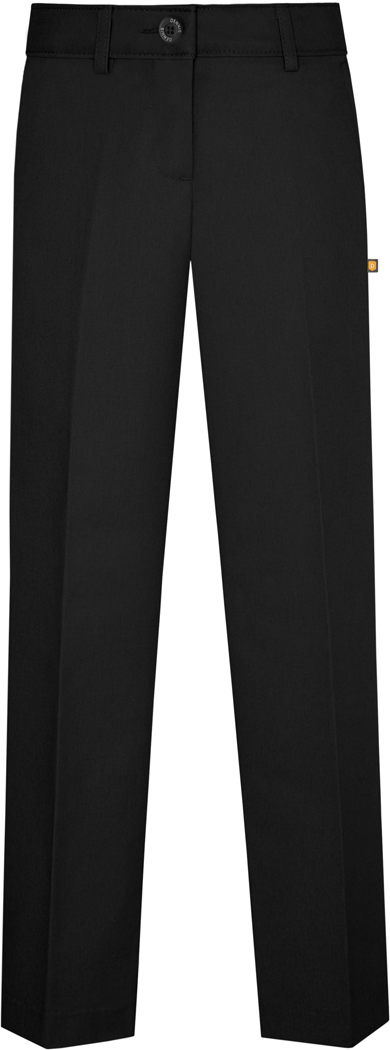 Irvington Girls Stretch Twill Flat Front Pants - Black