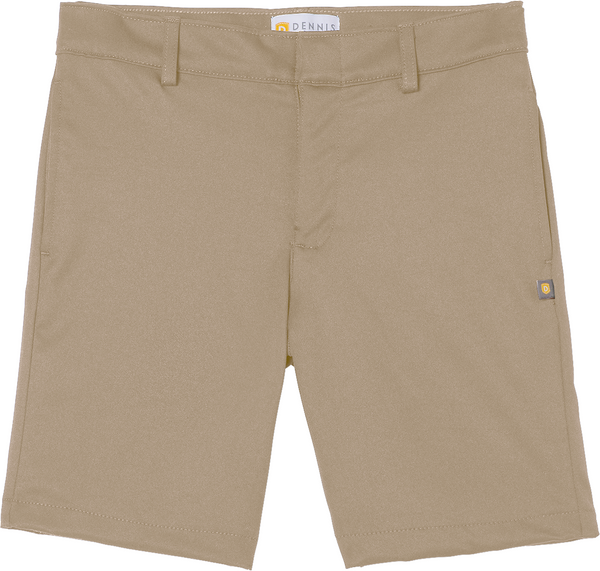 Performance Flat Front Shorts - Khaki