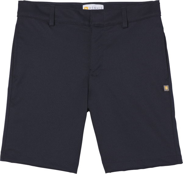 Performance Flat Front Shorts - Navy