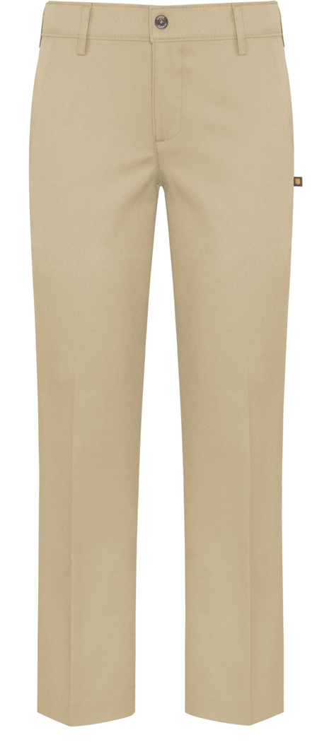 Irvington Boys Flat Front Stretch Dress Pants - Khaki