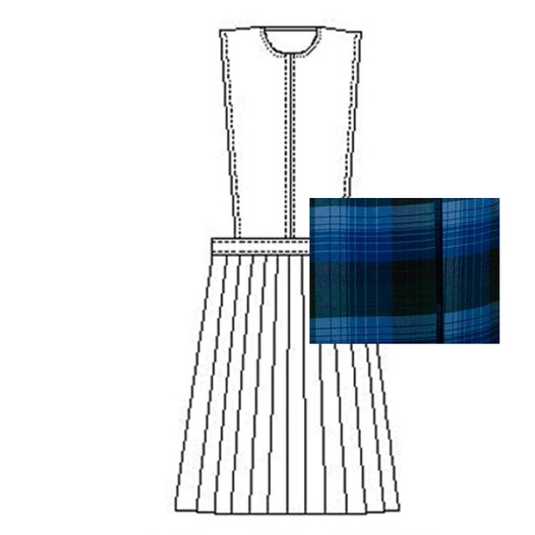 Douglas Plaid Knife Pleat Plaid Jumper - PLD46