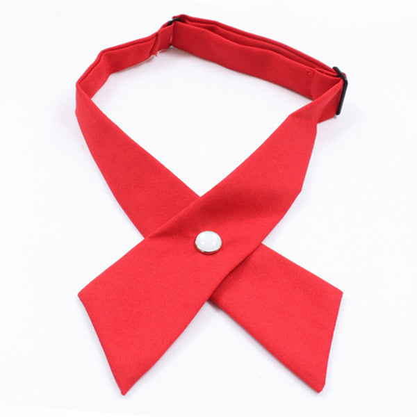 Red Crossover Tie