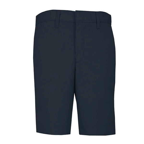Boys Navy Performance Flat Front Short