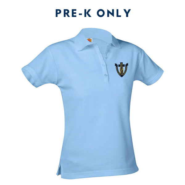 Queen of Peace PK Female Short Sleeve Pique Polo