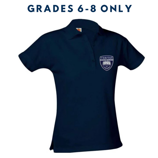 Veritas Prep Female Short Sleeve Pique Polo