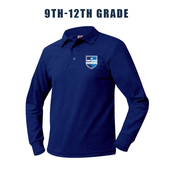 Roosevelt Prep Unisex Pique Long Sleeve Polo