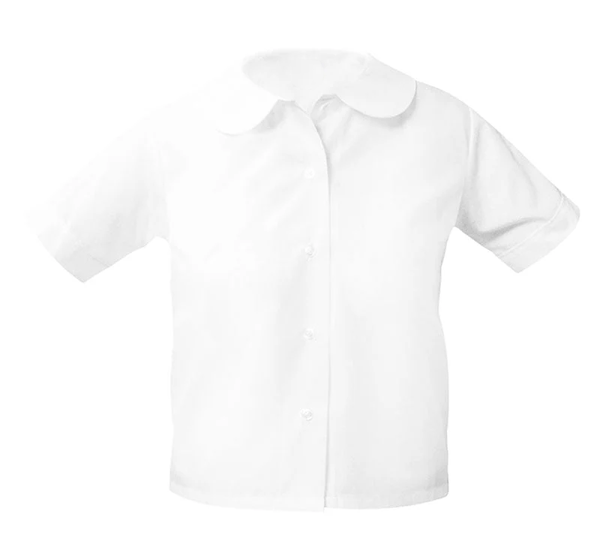Candeo Peoria Girls Peter Pan Short Sleeve Blouse