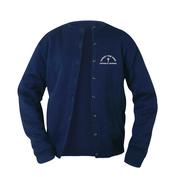 Christ The King Female Long Sleeve Crewneck Cardigan