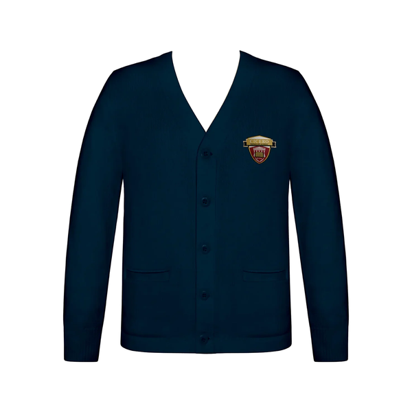 Cicero Prep Long Sleeve V-Neck Button Cardigan