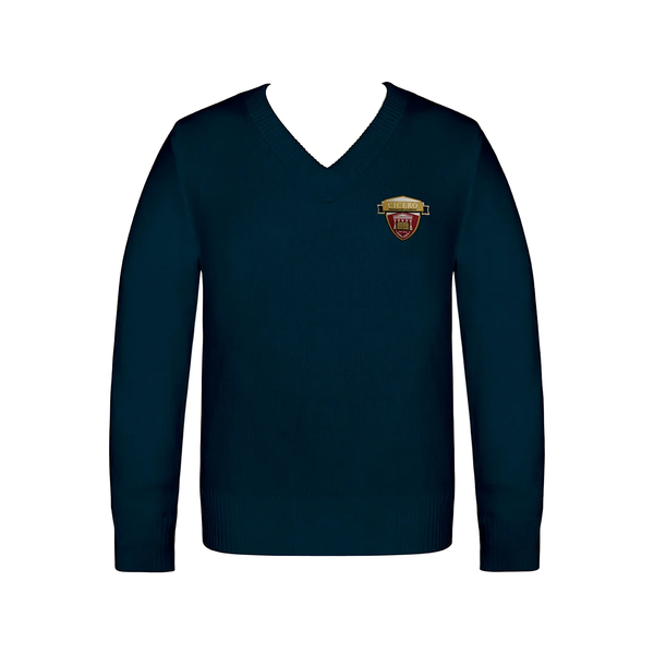 Cicero Prep Long Sleeve V-Neck Pullover Sweater