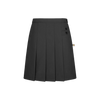 High Waist Box Pleat Skirt