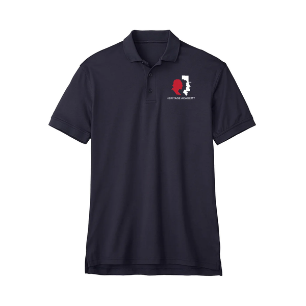 Heritage Academy Pique Tech Polo