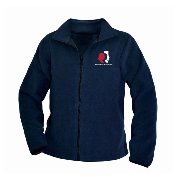 Heritage Academy Unisex Polar Fleece Full Zip Jacket