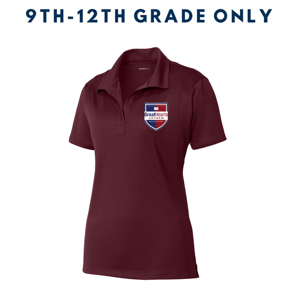 Anthem Prep 9-12 Female Performance Dry Fit Polo