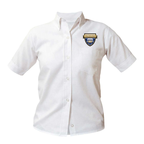 Lincoln Prep Female Oxford Short Sleeve Blouse