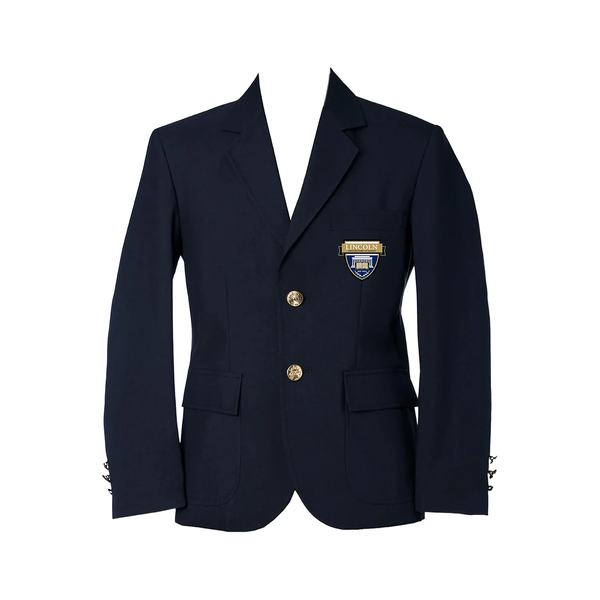 Lincoln Prep Mens Gabardine Regular Blazer