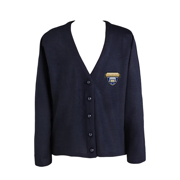 Lincoln Prep V-Neck Button Cardigan
