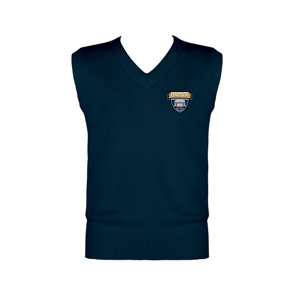 Lincoln Prep V-Neck Pullover Sweater Vest