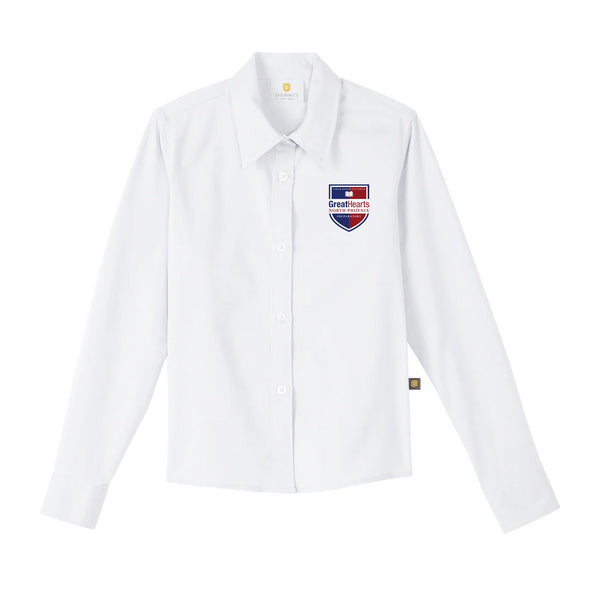 North Phoenix Prep Feminine Fit Long Sleeve Oxford Shirt