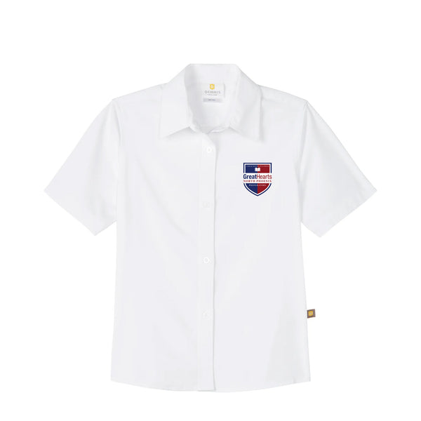 North Phoenix Prep Feminine Fit Short Sleeve Oxford Shirt