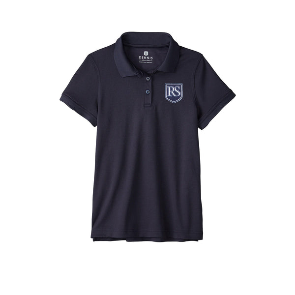 Rancho Solano Girls Pique Tech Polo SS