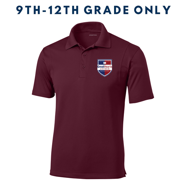 Anthem Prep 9-12 Unisex Performance Dry Fit Polo