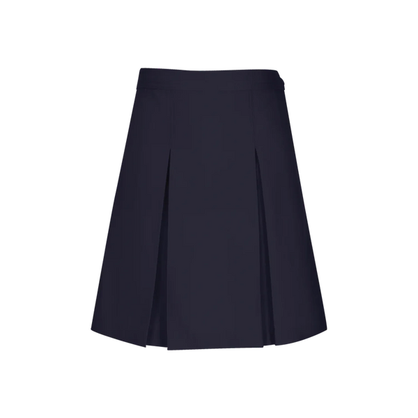 Stitched Down Kick Pleat Extra Long Skirt