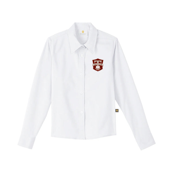 Trivium Prep Feminine Fit Long Sleeve Oxford Shirt