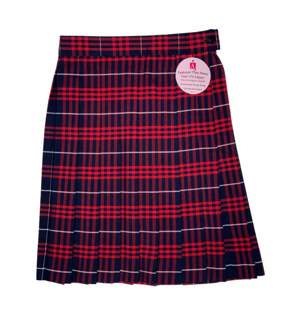 SCA- Elementary School Knife Pleat Plaid Skirt