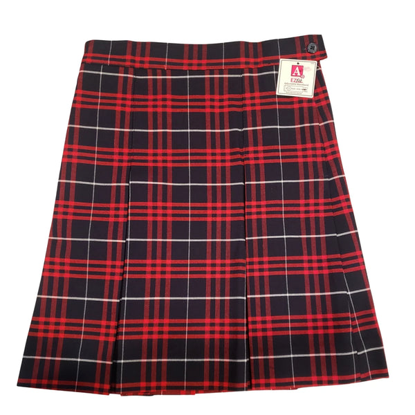 SCA- Elementary School Kick Pleat Plaid Skirt