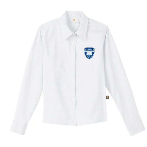 Veritas Prep Feminine Fit Long Sleeve Oxford Shirt