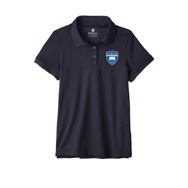 Veritas Prep Girls Pique Tech Polo