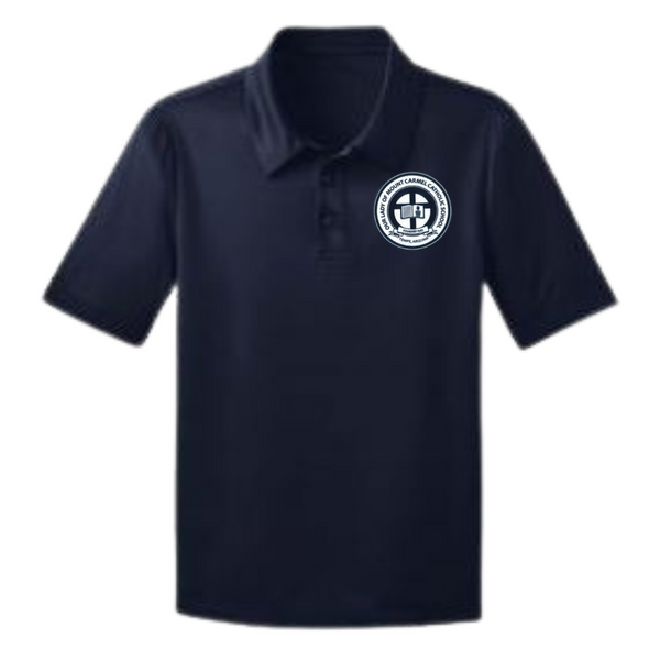 Our Lady of Mount Carmel Performance Dry Fit Short Sleeve Polo