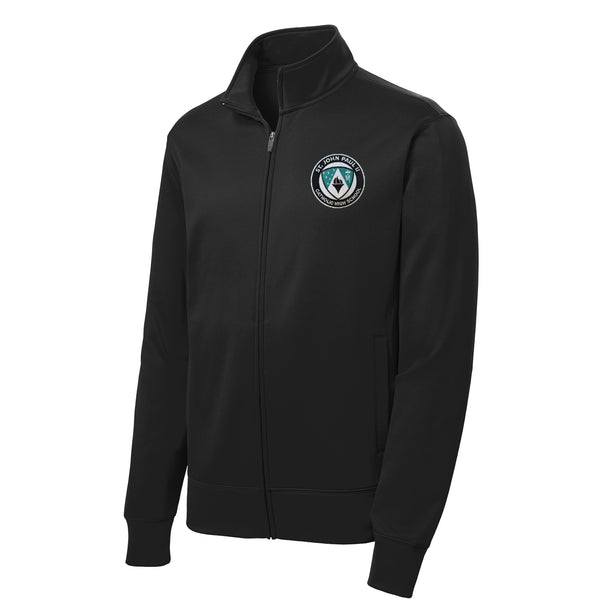 St. John Paul II Unisex Full Zip Athletic Lightweight Jacket