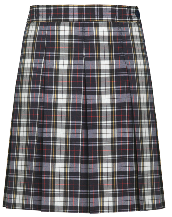 Grant Plaid High Waist Box Pleat Skirt main image 0