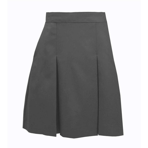 Grey Prep 2 Kick Pleat Skirt