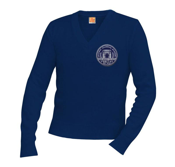Archway Veritas Unisex V Neck Pullover Sweater