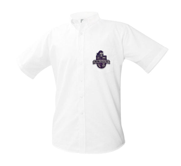 Arizona College Prep Male Oxford Short Sleeve - Patch on the pocket