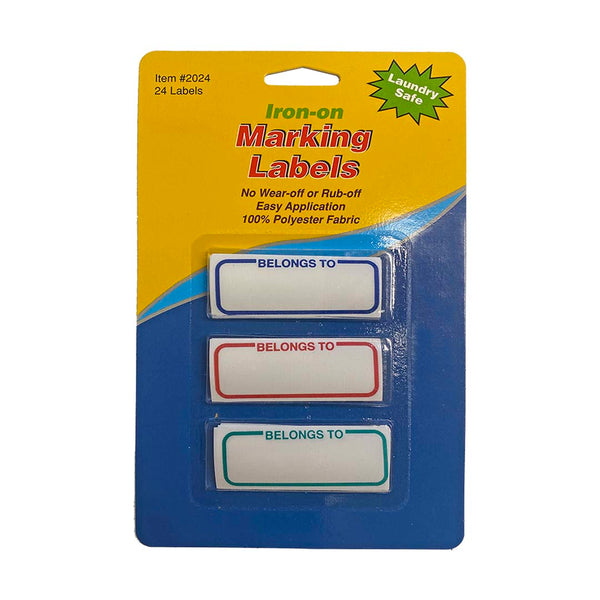 Iron-On Marking Labels