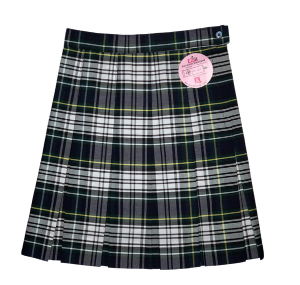 Carden Plaid Box Pleat Plaid Skirt - PLD35