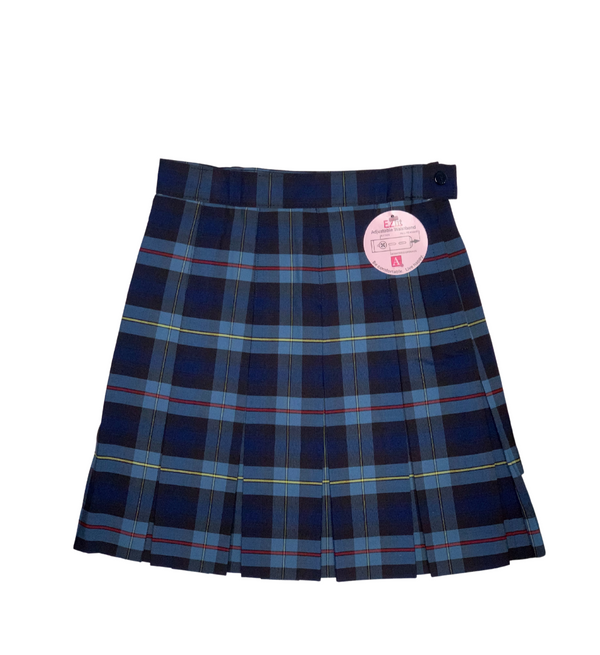 Candeo Peoria Box Pleat Plaid Skirt