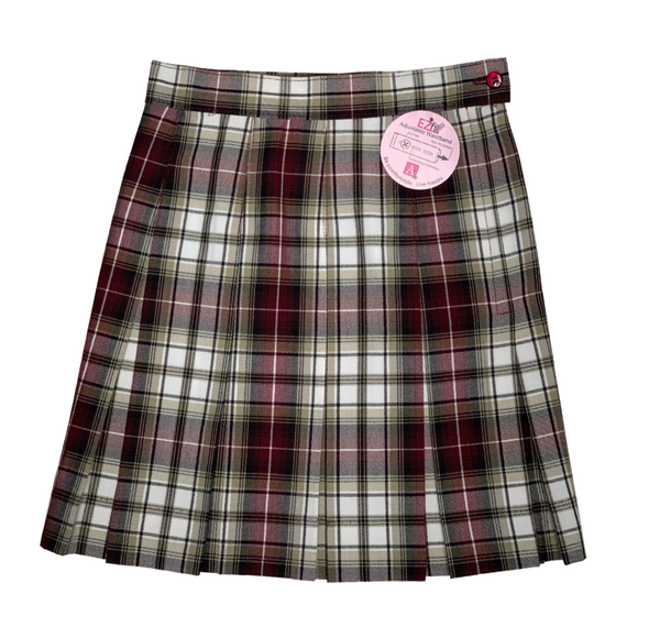 North Phoenix Prep Box Pleat Plaid Skirt
