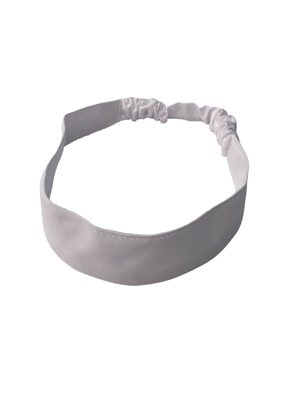 Fabric Headband w/Elastic in Back