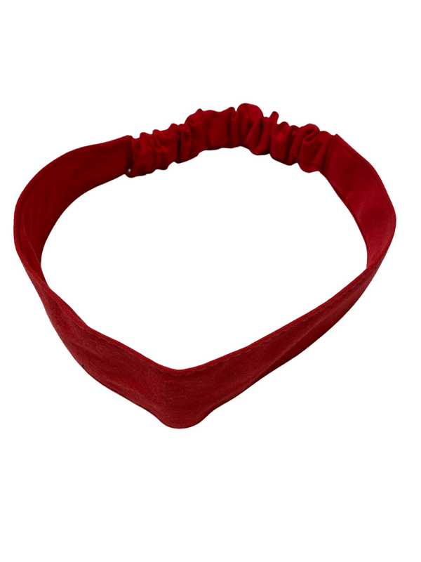Fabric Headband w/Elastic in Back