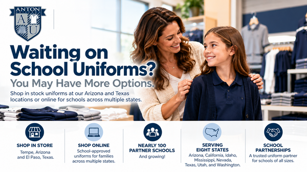 School Uniform Shipping Delays? Discover Your Options at Anton Uniforms