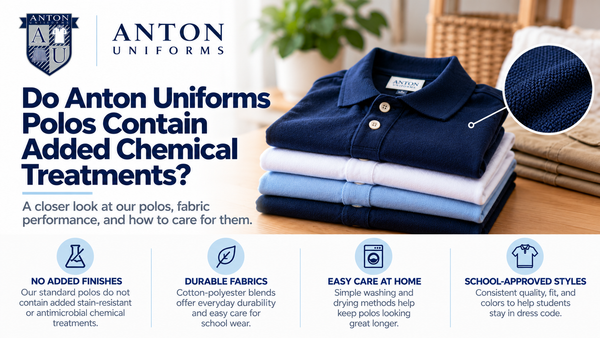 Do Anton Uniforms Polos Contain Added Chemical Treatments? Fabric and care guide