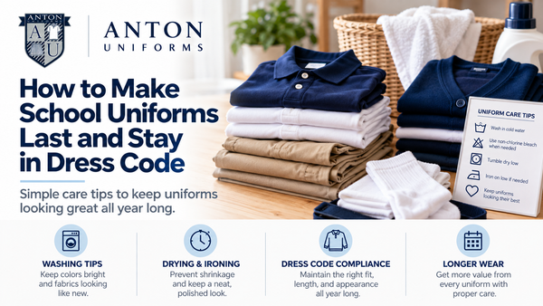 How to Make School Uniforms Last and Stay in Dress Code: washing, drying, and uniform care tips